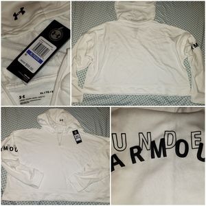 Women's UNDER ARMOUR Partial Zip Hoodie Sz XL-GROOVY LOOSE FIT- NWT $55